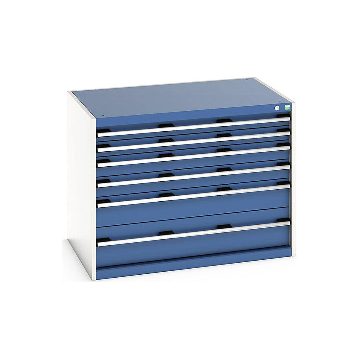 Bott Cubio Cabinets | 1050mm Wide, Bott Cubio Cabinets | 1050mm Wide, Bott Cubio Cabinet | 6 Drawers | 800h x 1050w x 750d mm | Blue-0