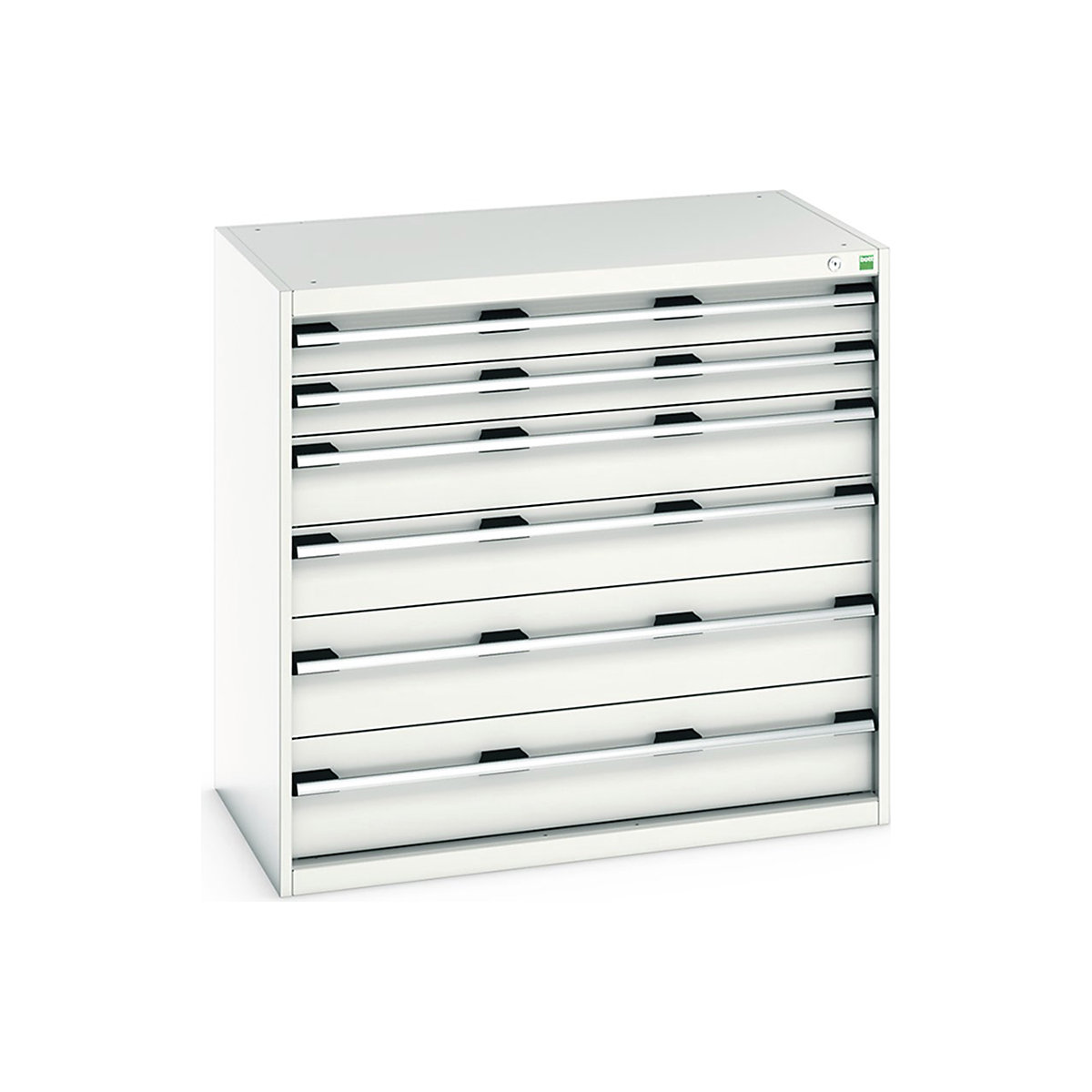Bott Cubio Cabinets | 1050mm Wide, Bott Cubio Cabinets | 1050mm Wide, Bott Cubio Cabinet | 6 Drawers | 1000h x 1050w x 650d mm | Light Grey-0
