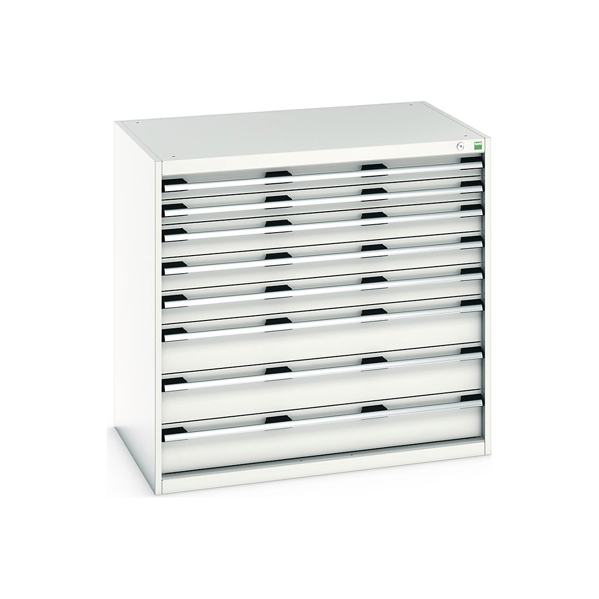 Bott Cubio Cabinets | 1050mm Wide, Bott Cubio Cabinets | 1050mm Wide, Bott Cubio Cabinet | 8 Drawers | 1000h x 1050w x 750d mm | Light Grey-0