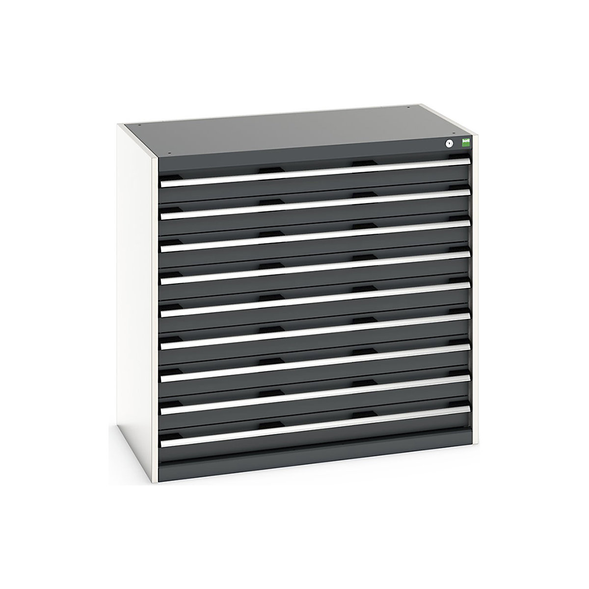 Bott Cubio Cabinets | 1050mm Wide, Bott Cubio Cabinets | 1050mm Wide, Bott Cubio Cabinet | 9 Drawers | 1000h x 1050w x 650d mm | Dark Grey-0