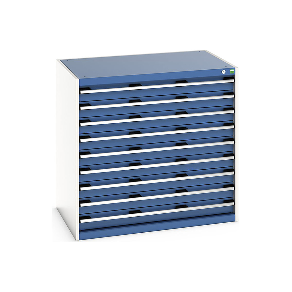 Bott Cubio Cabinets | 1050mm Wide, Bott Cubio Cabinets | 1050mm Wide, Bott Cubio Cabinet | 9 Drawers | 1000h x 1050w x 750d mm | Blue-0