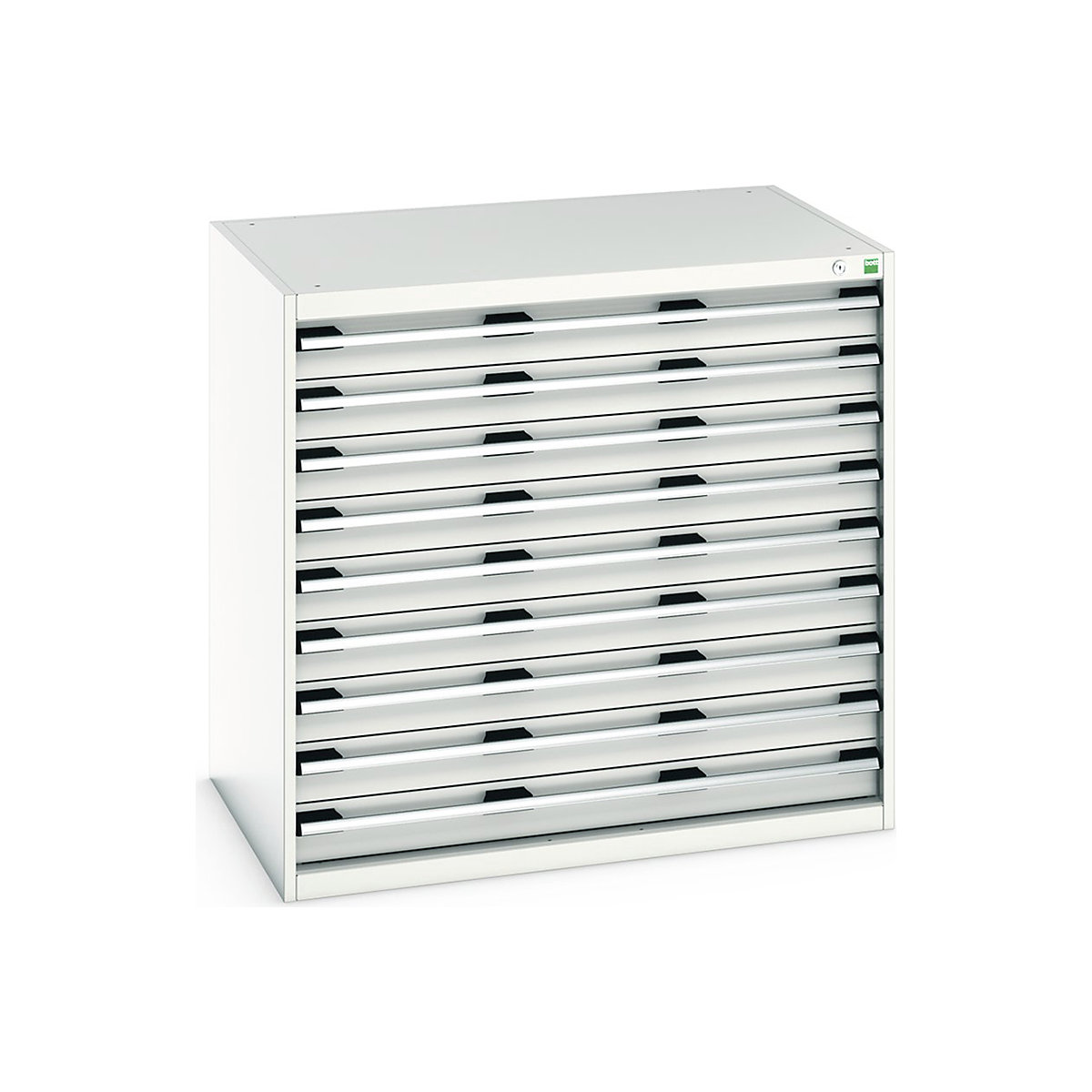 Bott Cubio Cabinets | 1050mm Wide, Bott Cubio Cabinets | 1050mm Wide, Bott Cubio Cabinet | 9 Drawers | 1000h x 1050w x 750d mm | Light Grey-0