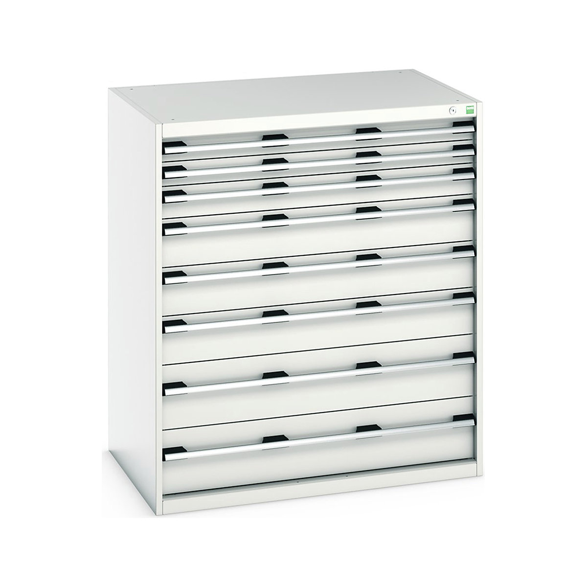 Bott Cubio Cabinets | 1050mm Wide, Bott Cubio Cabinets | 1050mm Wide, Bott Cubio Cabinet | 8 Drawers | 1200h x 1050w x 750d mm | Light Grey-0