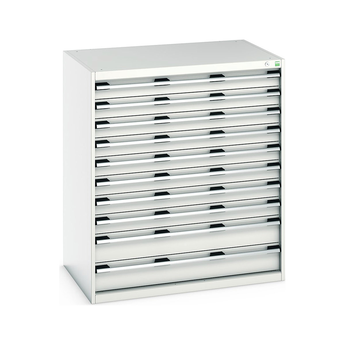 Bott Cubio Cabinets | 1050mm Wide, Bott Cubio Cabinets | 1050mm Wide, Bott Cubio Cabinet | 10 Drawers | 1200h x 1050w x 750d mm | Light Grey-0