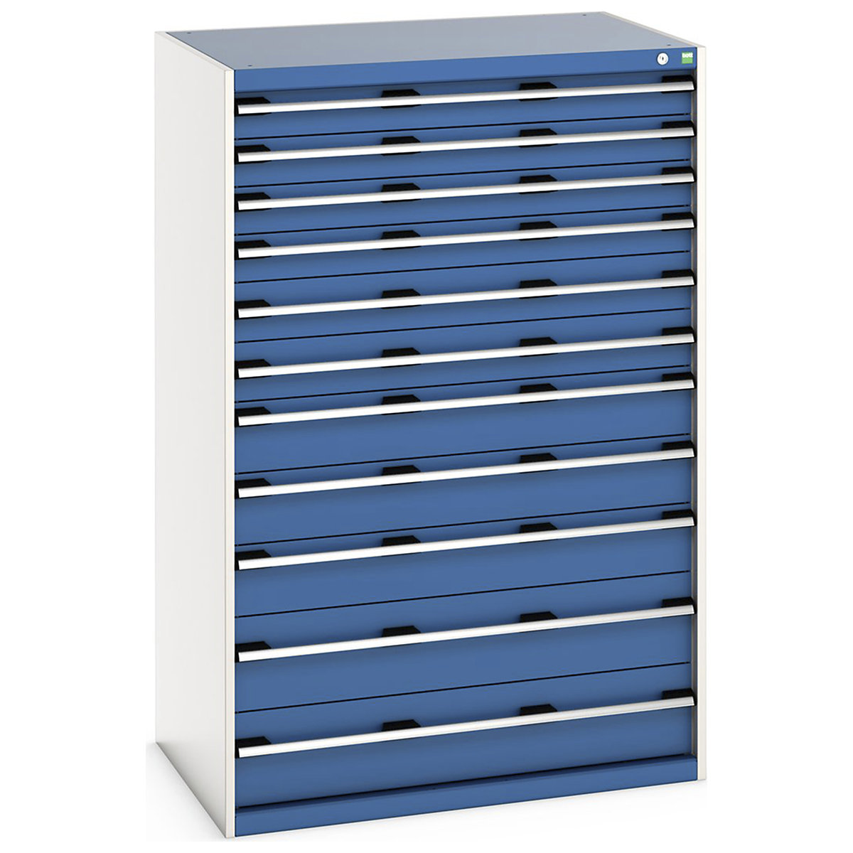 Bott Cubio Cabinets | 1050mm Wide, Bott Cubio Cabinets | 1050mm Wide, Bott Cubio Cabinet | 11 Drawers | 1600h x 1050w x 750d mm | Blue-0