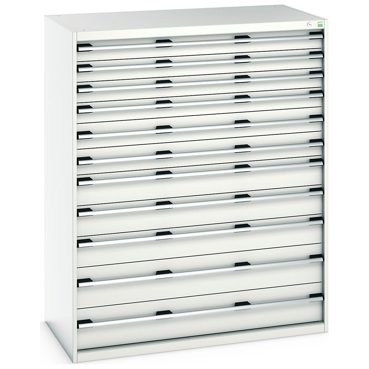 Bott Cubio Cabinets | 1300mm Wide, Bott Cubio Cabinets | 1300mm Wide, Bott Cubio Cabinets | 11 Drawers | 1600h x 1300w x 750d mm | Light Grey-0