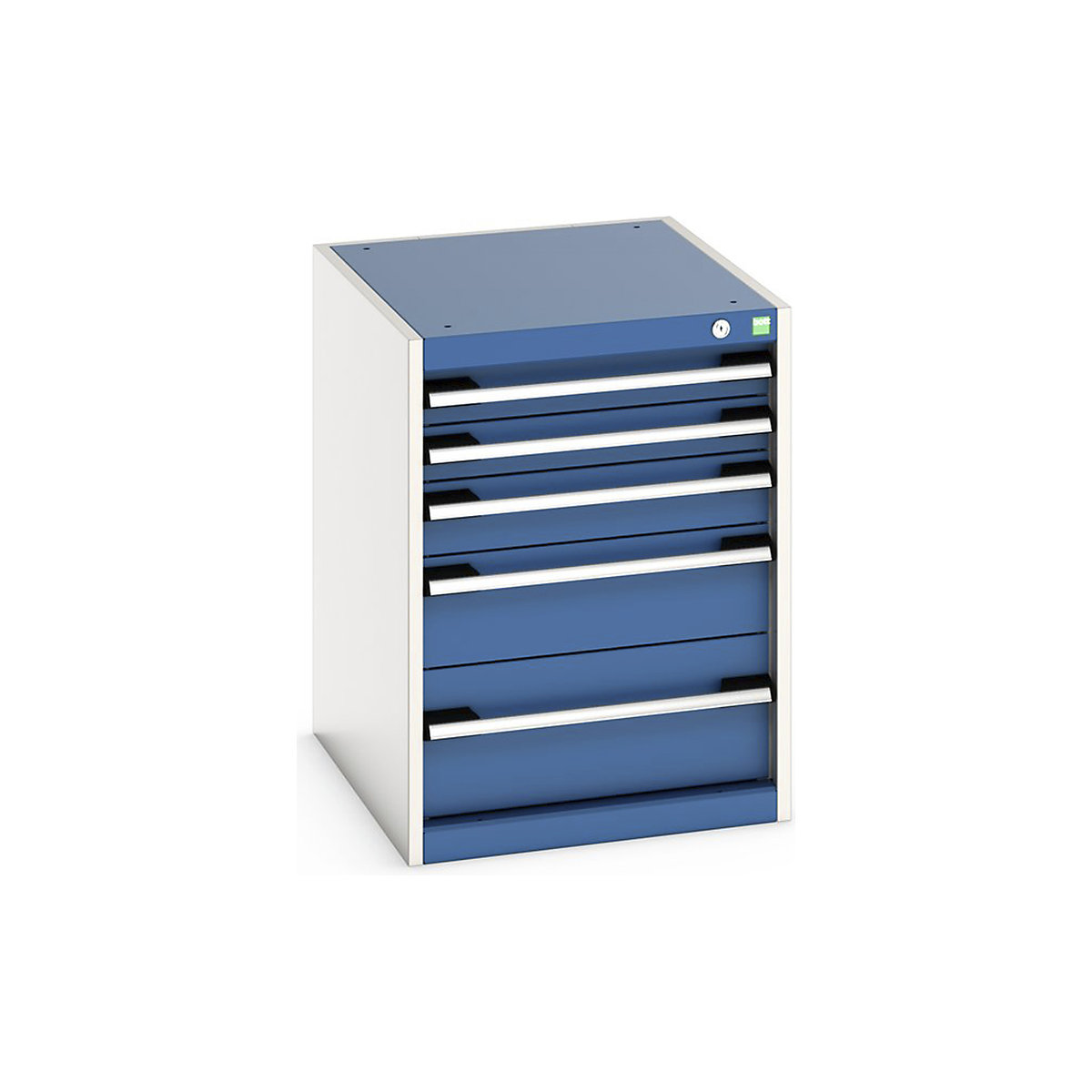 Bott Cubio Cabinets | 525mm Wide, Bott Cubio Cabinets | 525mm Wide, Bott Cubio Cabinet | 5 Drawers | 700h x 525w x 650d mm | Blue-0