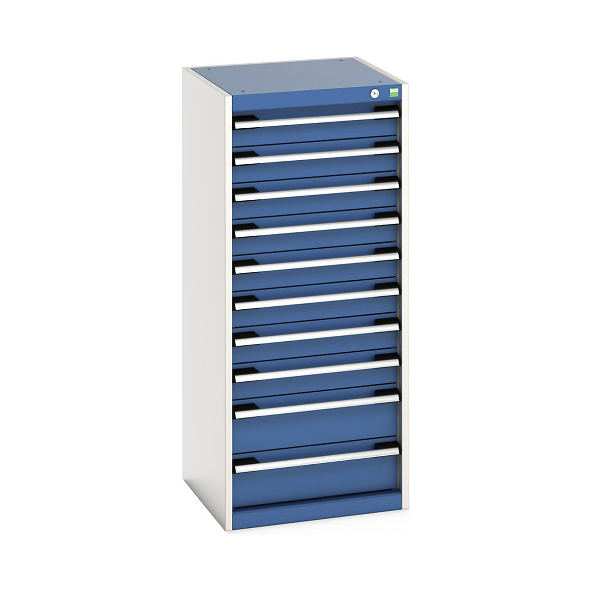 Bott Cubio Cabinets | 525mm Wide, Bott Cubio Cabinets | 525mm Wide, Bott Cubio Cabinet | 10 Drawers | 1200h x 525w x 525d mm | Blue-0