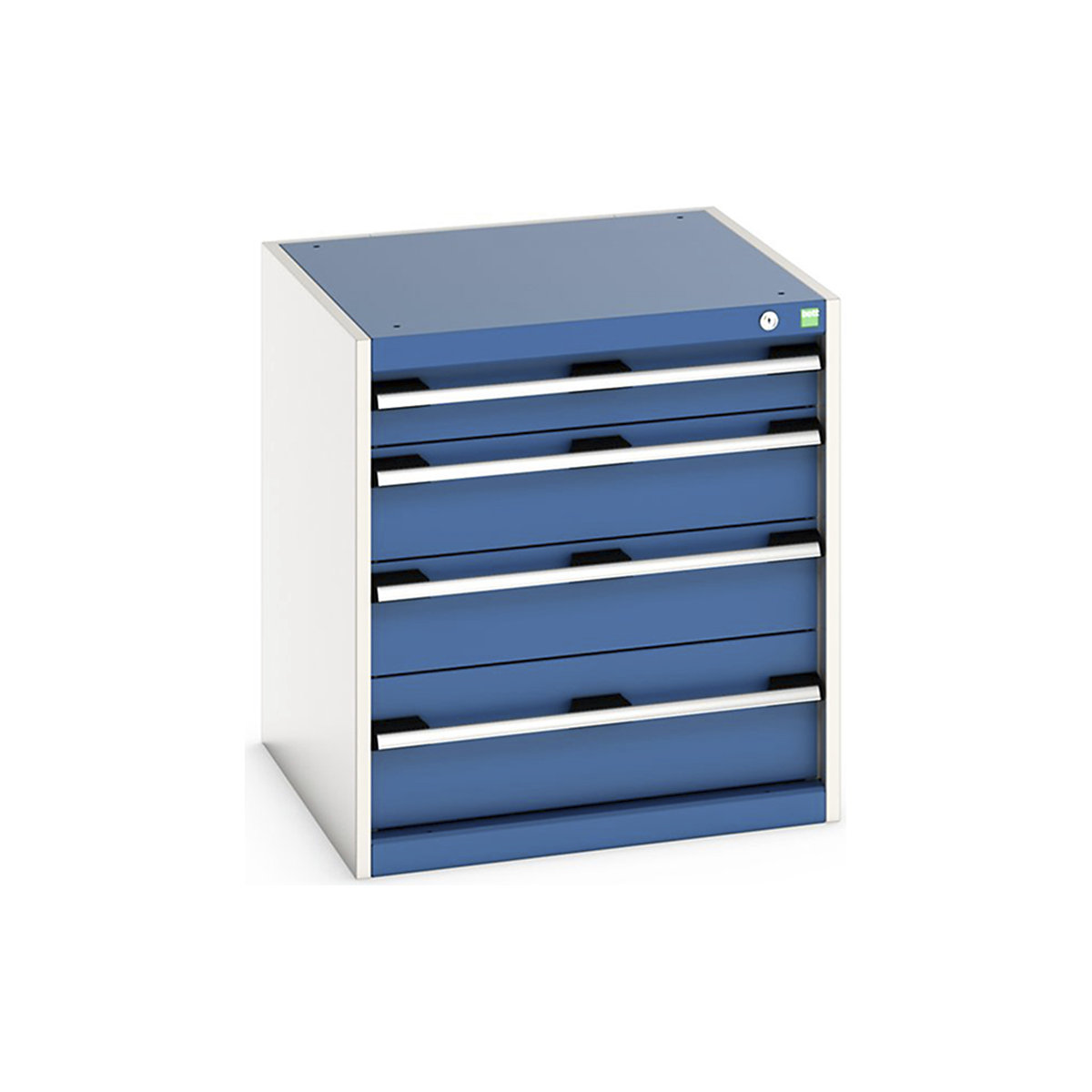 Bott Cubio Cabinets | 650mm Wide, Bott Cubio Cabinets | 650mm Wide, Bott Cubio Cabinet | 4 Drawers | 700h x 650w x 650d mm | Blue-0