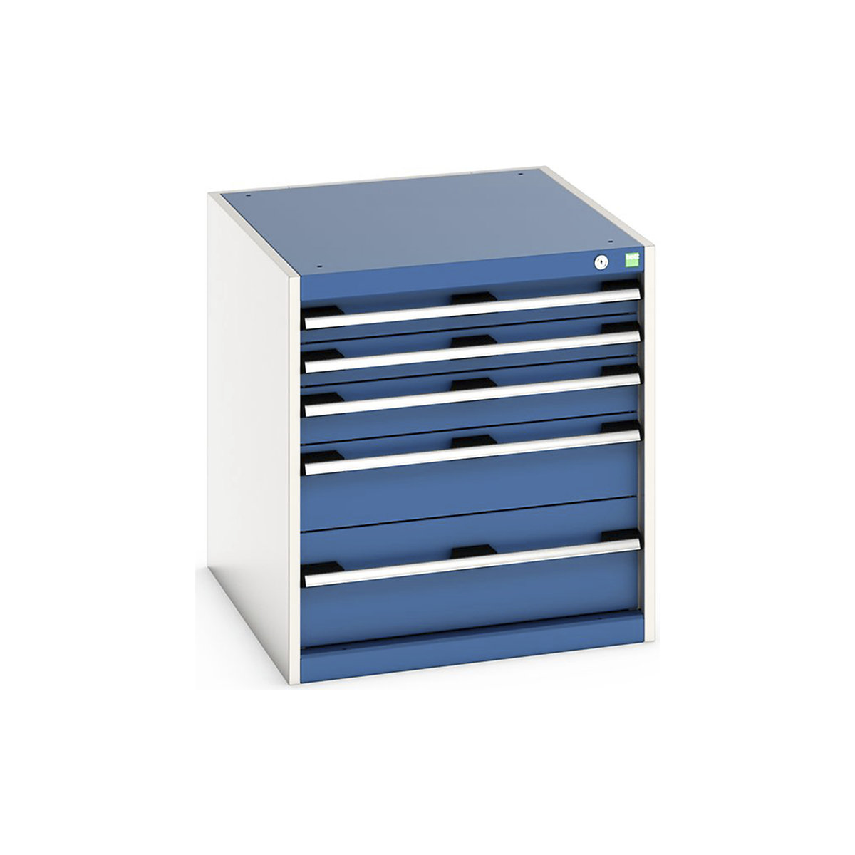 Bott Cubio Cabinets | 650mm Wide, Bott Cubio Cabinets | 650mm Wide, Bott Cubio Cabinet | 5 Drawers | 700h x 650w x 750d mm | Blue-0
