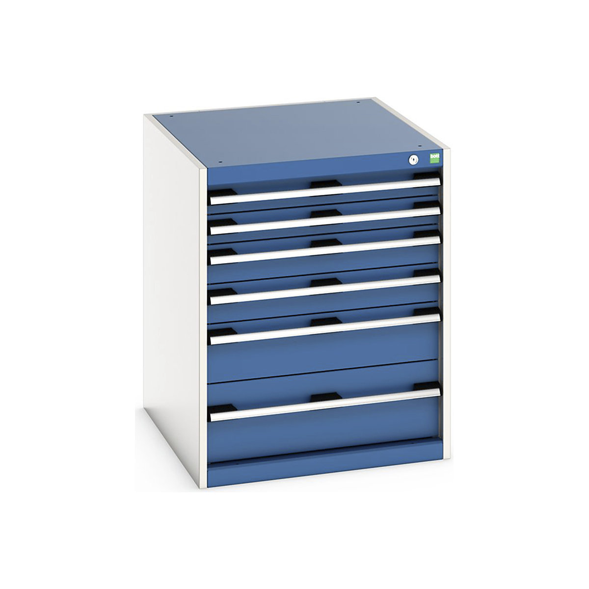Bott Cubio Cabinets | 650mm Wide, Bott Cubio Cabinets | 650mm Wide, Bott Cubio Cabinet | 6 Drawers | 800h x 650w x 750d mm | Blue-0