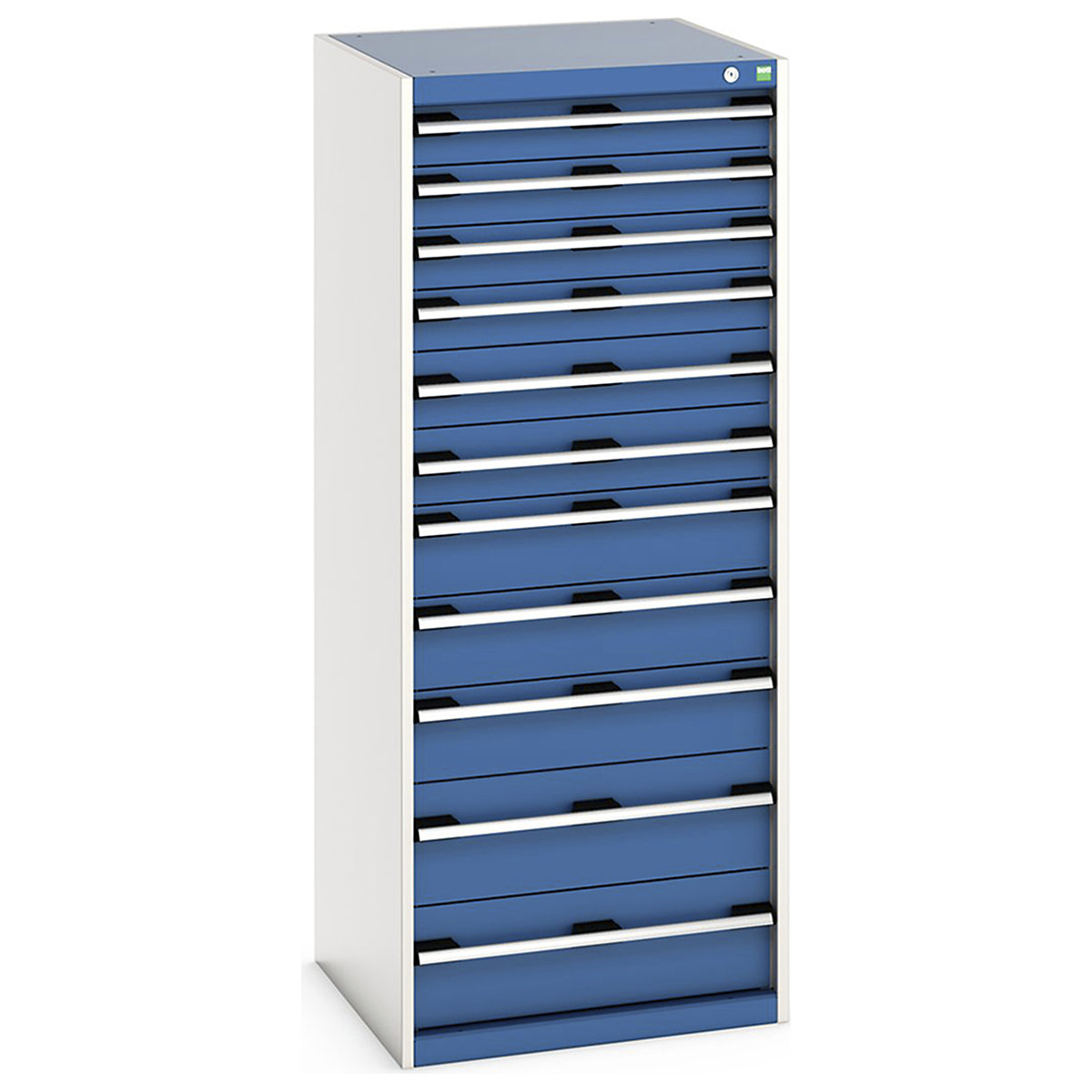 Bott Cubio Cabinets | 650mm Wide, Bott Cubio Cabinets | 650mm Wide, Bott Cubio Cabinet | 11 Drawers | 1600h x 650w x 650d mm | Blue-0