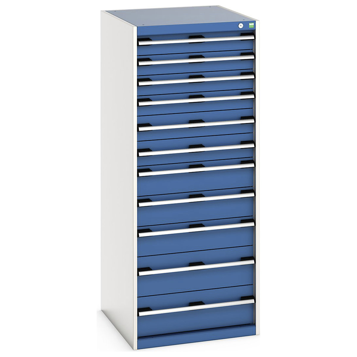 Bott Cubio Cabinets | 650mm Wide, Bott Cubio Cabinets | 650mm Wide, Bott Cubio Cabinet | 11 Drawers | 1600h x 650w x 750d mm | Blue-0