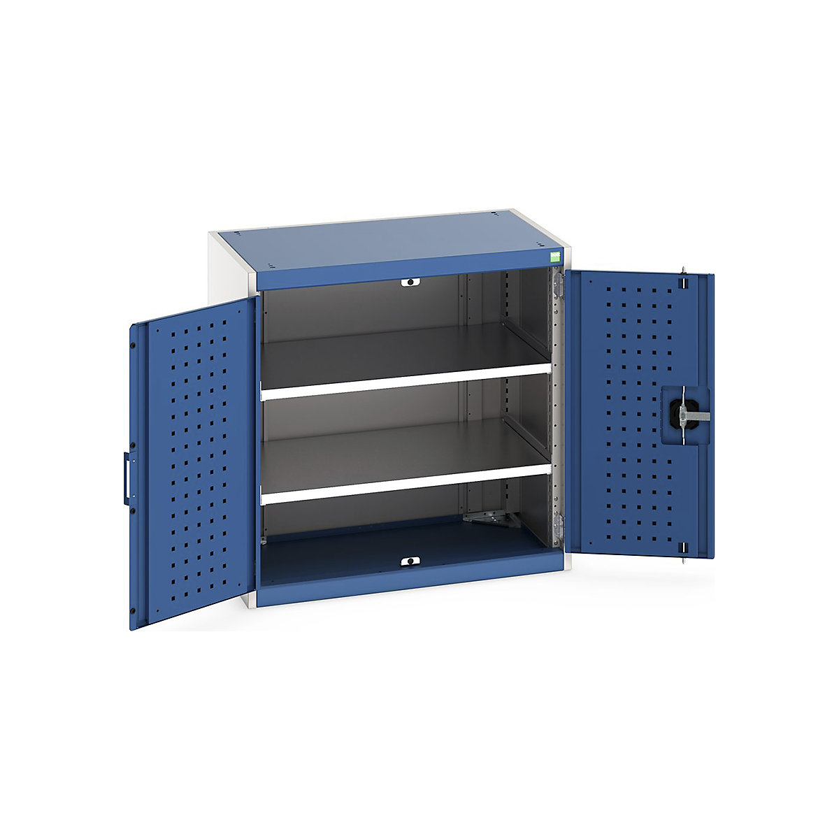 Bott Cubio Cabinets | 800mm Wide, Bott Cubio Cabinets | 800mm Wide, Bott Cubio Cabinet | 2 Door Cupboard | 800h x 800w x 525d mm | Blue-0