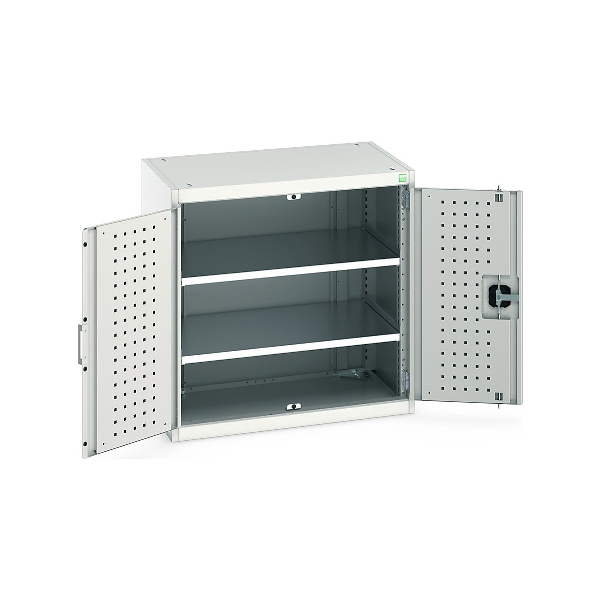 Bott Cubio Cabinets | 800mm Wide, Bott Cubio Cabinets | 800mm Wide, Bott Cubio Cabinet | 2 Door Cupboard | 800h x 800w x 525d mm | Light Grey-0