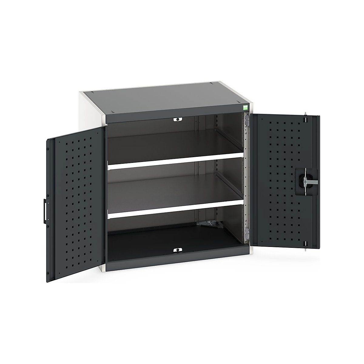 Bott Cubio Cabinets | 800mm Wide, Bott Cubio Cabinets | 800mm Wide, Bott Cubio Cabinet | 2 Door Cupboard | 800h x 800w x 650d mm | Dark Grey-0