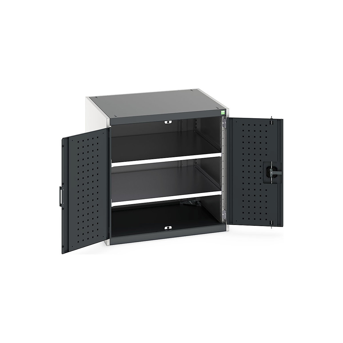 Bott Cubio Cabinets | 800mm Wide, Bott Cubio Cabinets | 800mm Wide, Bott Cubio Cabinet | 2 Door Cupboard | 800h x 800w x 750d mm | Dark Grey-0