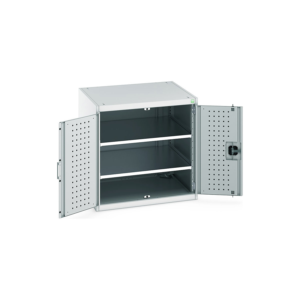 Bott Cubio Cabinets | 800mm Wide, Bott Cubio Cabinets | 800mm Wide, Bott Cubio Cabinet | 2 Door Cupboard | 800h x 800w x 750d mm | Light Grey-0