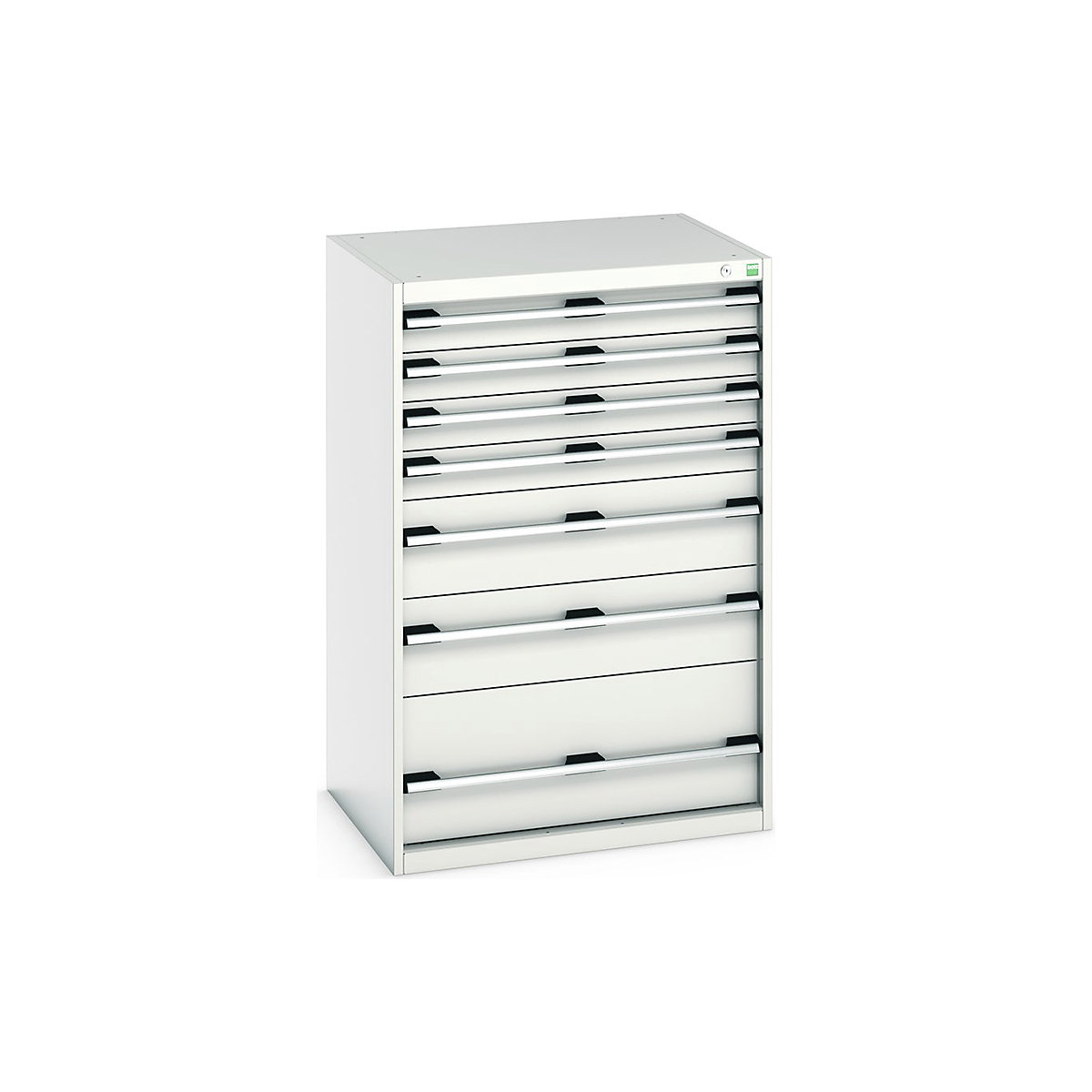 Bott Cubio Cabinets | 800mm Wide, Bott Cubio Cabinets | 800mm Wide, Bott Cubio Cabinet | 7 Drawers | 1200h x 800w x 650d mm | Light Grey-0