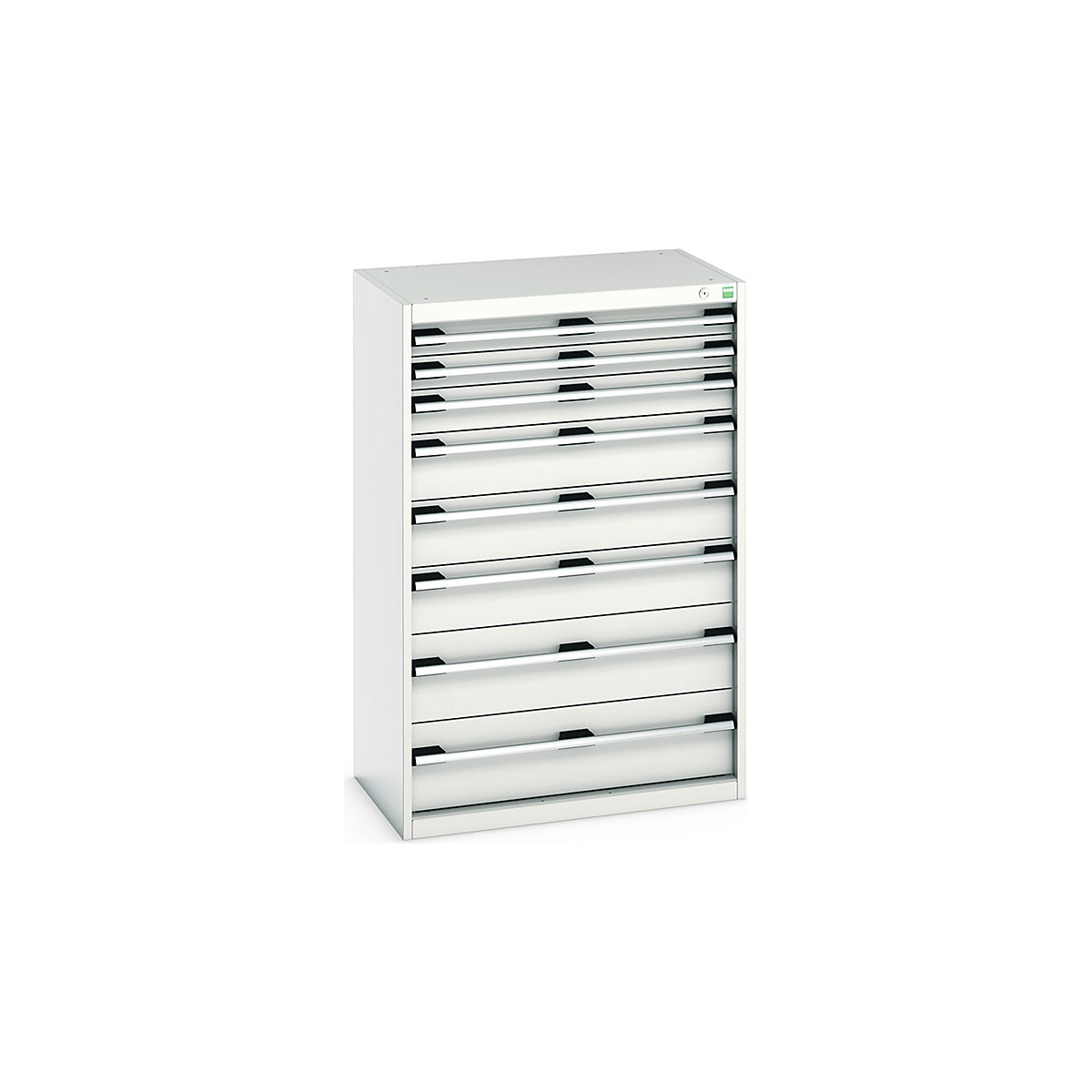 Bott Cubio Cabinets | 800mm Wide, Bott Cubio Cabinets | 800mm Wide, Bott Cubio Cabinet | 8 Drawers | 1200h x 800w x 525d mm | Light Grey-0