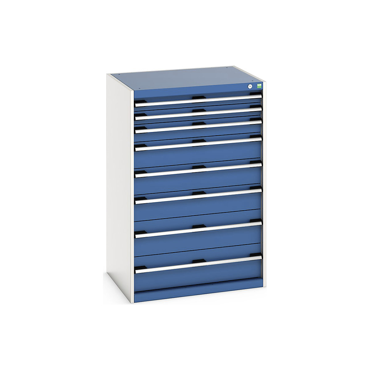 Bott Cubio Cabinets | 800mm Wide, Bott Cubio Cabinets | 800mm Wide, Bott Cubio Cabinet | 8 Drawers | 1200h x 800w x 650d mm | Blue-0