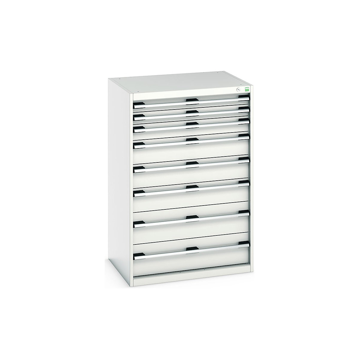 Bott Cubio Cabinets | 800mm Wide, Bott Cubio Cabinets | 800mm Wide, Bott Cubio Cabinet | 8 Drawers | 1200h x 800w x 650d mm | Light Grey-0
