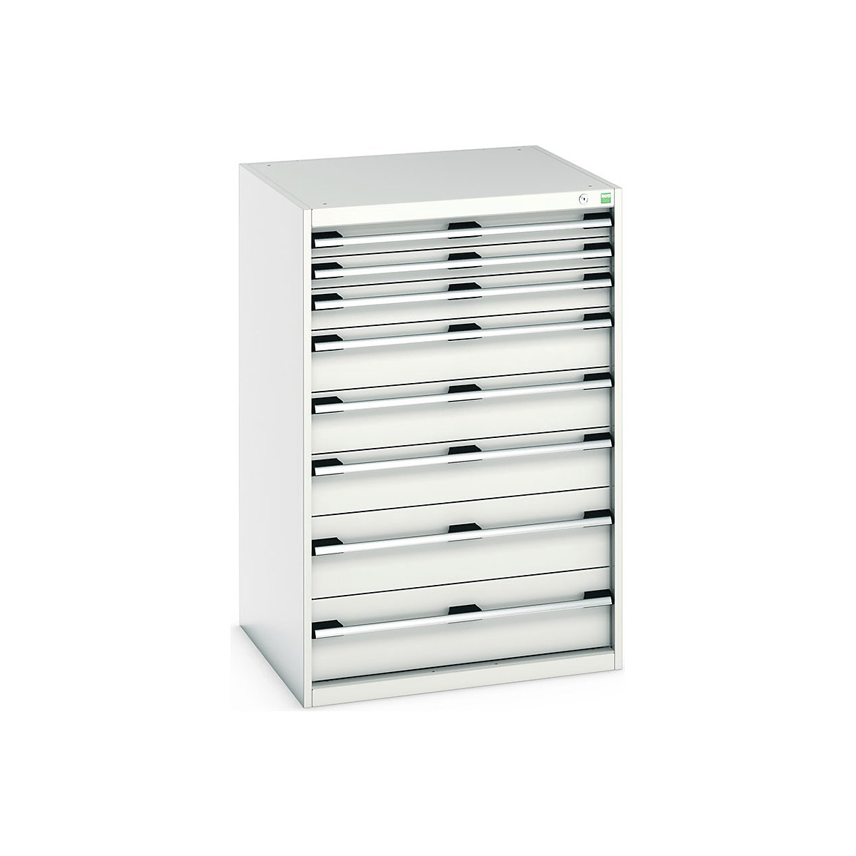 Bott Cubio Cabinets | 800mm Wide, Bott Cubio Cabinets | 800mm Wide, Bott Cubio Cabinet | 8 Drawers | 1200h x 800w x 750d mm | Light Grey-0