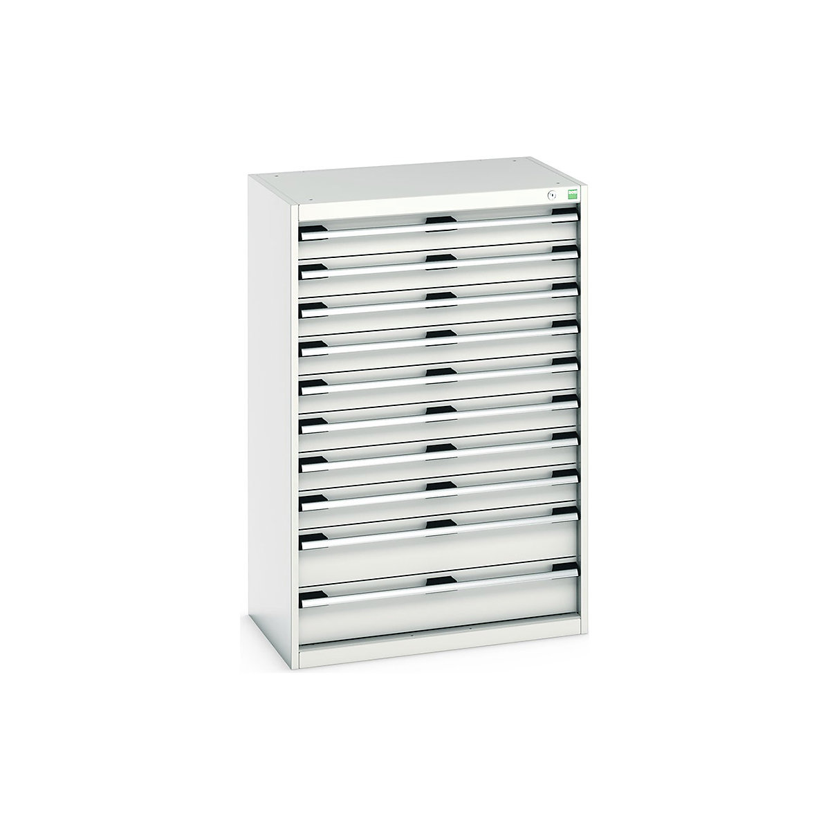Bott Cubio Cabinets | 800mm Wide, Bott Cubio Cabinets | 800mm Wide, Bott Cubio Cabinet | 10 Drawers | 1200h x 800w x 525d mm | Light Grey-0