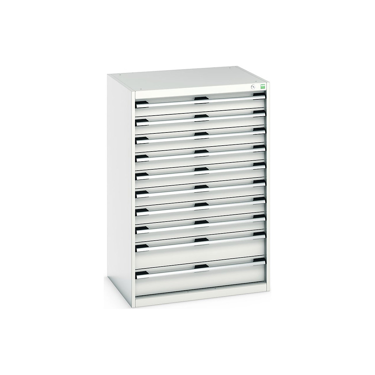 Bott Cubio Cabinets | 800mm Wide, Bott Cubio Cabinets | 800mm Wide, Bott Cubio Cabinet | 10 Drawers | 1200h x 800w x 650d mm | Light Grey-0