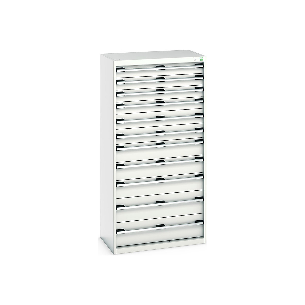 Bott Cubio Cabinets | 800mm Wide, Bott Cubio Cabinets | 800mm Wide, Bott Cubio Cabinet | 11 Drawers | 1600h x 800w x 525d mm | Light Grey-0