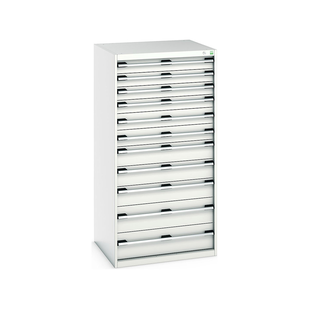 Bott Cubio Cabinets | 800mm Wide, Bott Cubio Cabinets | 800mm Wide, Bott Cubio Cabinet | 11 Drawers | 1600h x 800w x 750d mm | Light Grey-0