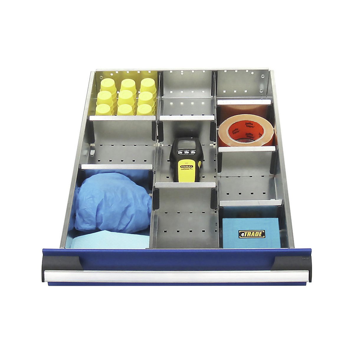 Bott Cubio Metal Drawer Dividers, Bott Cubio Metal Drawer Dividers, Bott Cubio Drawer Metal Dividers | 75h x 525w x 650d mm | Set C-0