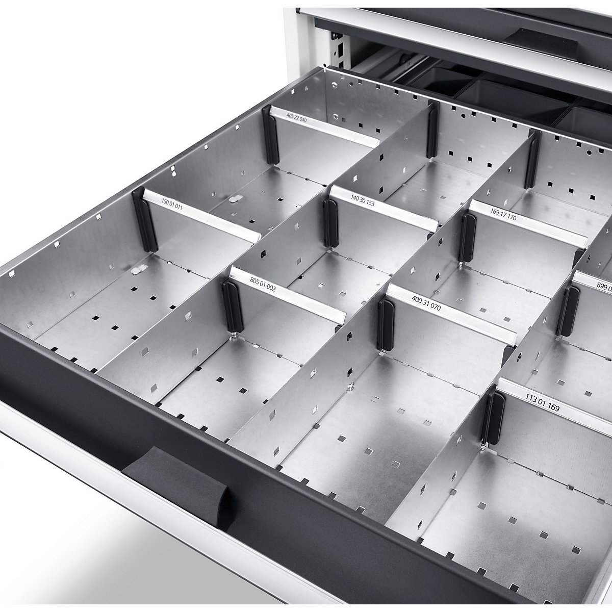 Bott Cubio Metal Drawer Dividers, Bott Cubio Metal Drawer Dividers, Bott Cubio Drawer Metal Dividers | 75h x 650w x 750d mm | Set B-0