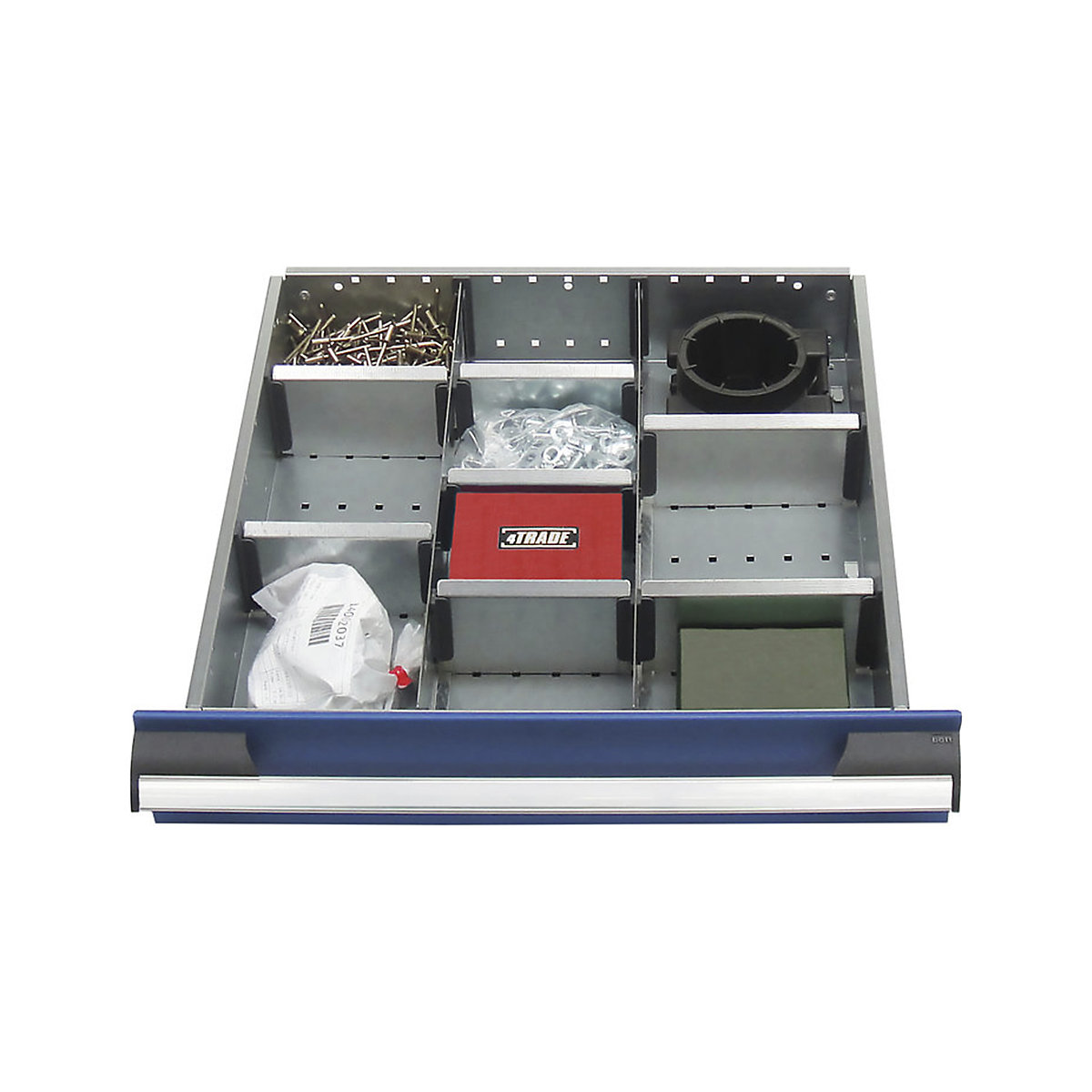 Bott Cubio Metal Drawer Dividers, Bott Cubio Metal Drawer Dividers, Bott Cubio Drawer Metal Dividers | 100-125h x 525w x 525d mm | Set C-0