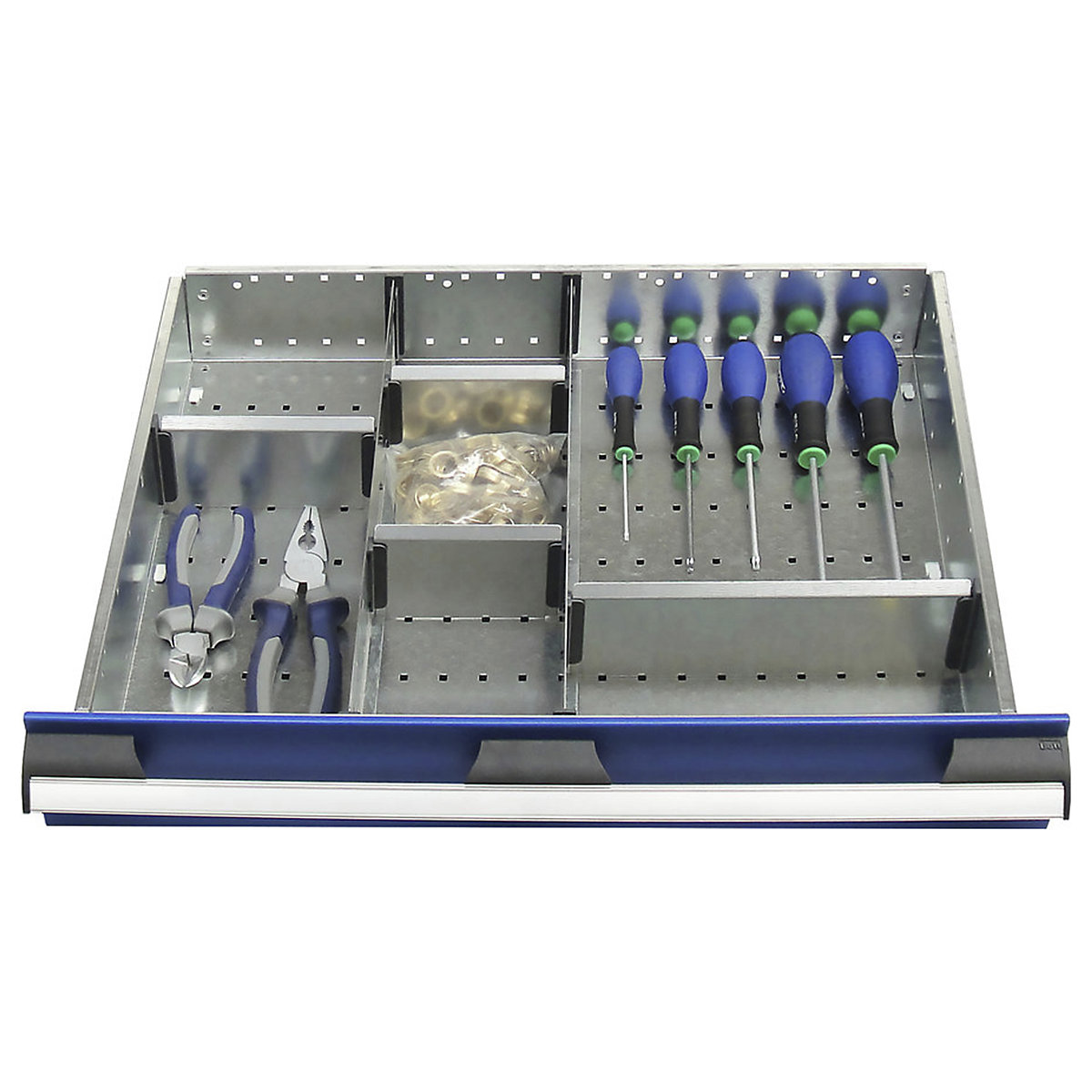 Bott Cubio Metal Drawer Dividers, Bott Cubio Metal Drawer Dividers, Bott Cubio Drawer Metal Dividers | 100-125h x 650w x 525d mm | Set A-0