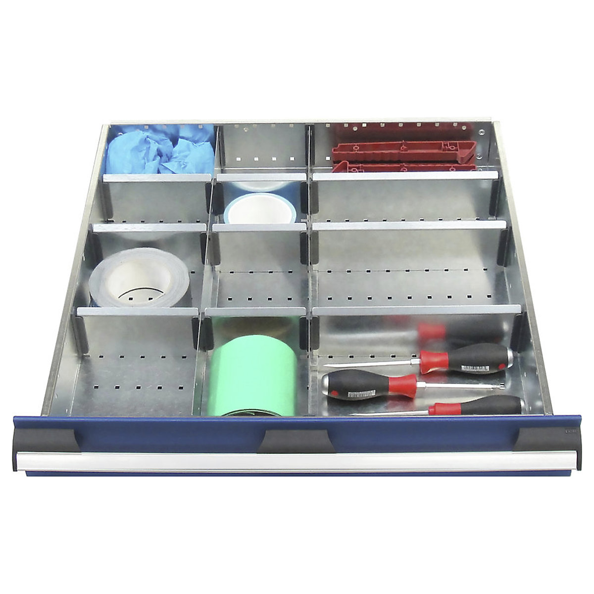 Bott Cubio Metal Drawer Dividers, Bott Cubio Metal Drawer Dividers, Bott Cubio Drawer Metal Dividers | 100-125h x 650w x 650d mm | Set C-0