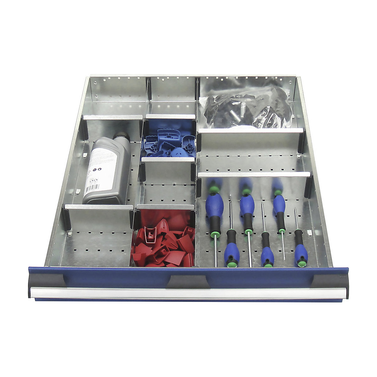 Bott Cubio Metal Drawer Dividers, Bott Cubio Metal Drawer Dividers, Bott Cubio Drawer Metal Dividers | 100-125h x 650w x 750d mm | Set B-0