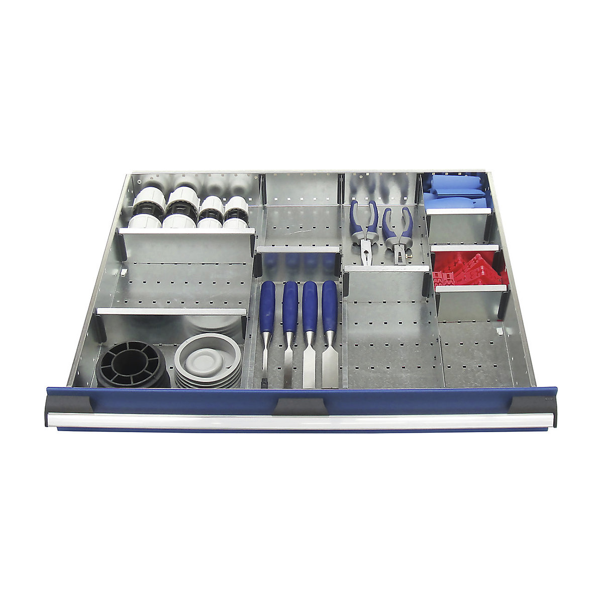 Bott Cubio Metal Drawer Dividers, Bott Cubio Metal Drawer Dividers, Bott Cubio Drawer Metal Dividers | 100-125h x 800w x 650d mm | Set B-0
