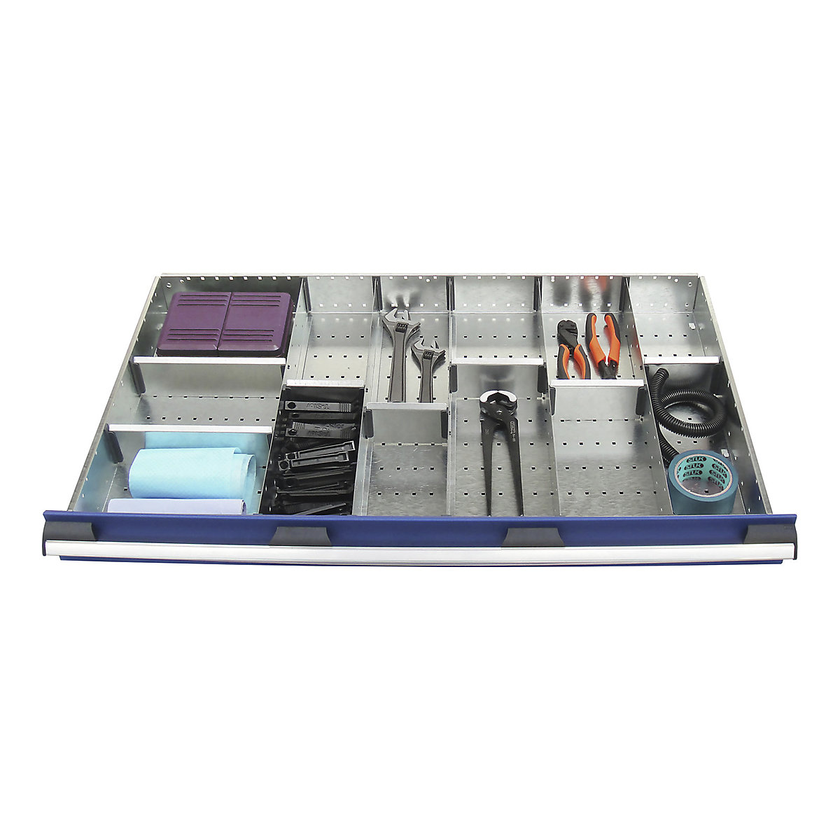 Bott Cubio Metal Drawer Dividers, Bott Cubio Metal Drawer Dividers, Bott Cubio Drawer Metal Dividers | 100-125h x 1050w x 650d mm | Set B-0