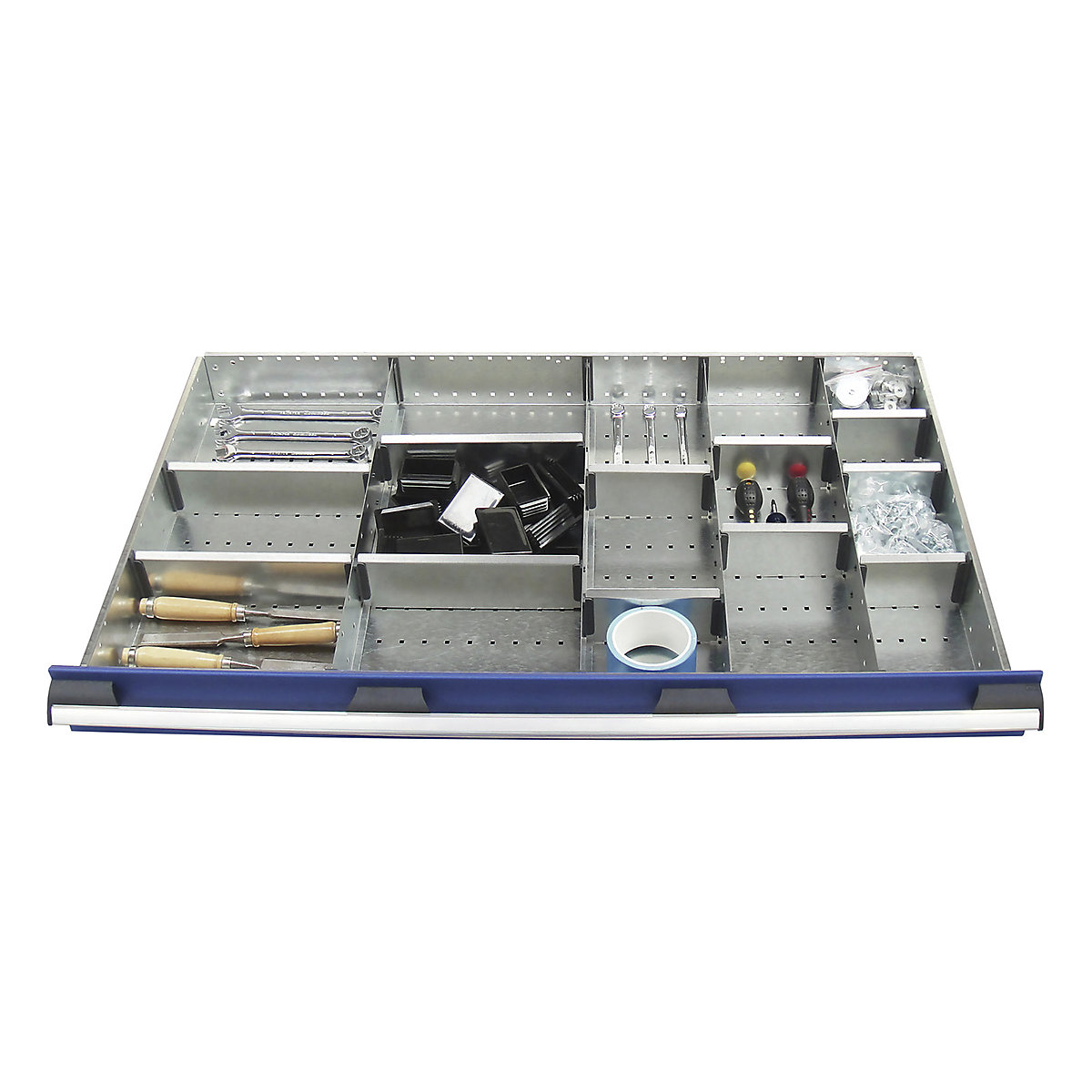 Bott Cubio Metal Drawer Dividers, Bott Cubio Metal Drawer Dividers, Bott Cubio Drawer Metal Dividers | 100-125h x 1050w x 650d mm | Set C-0