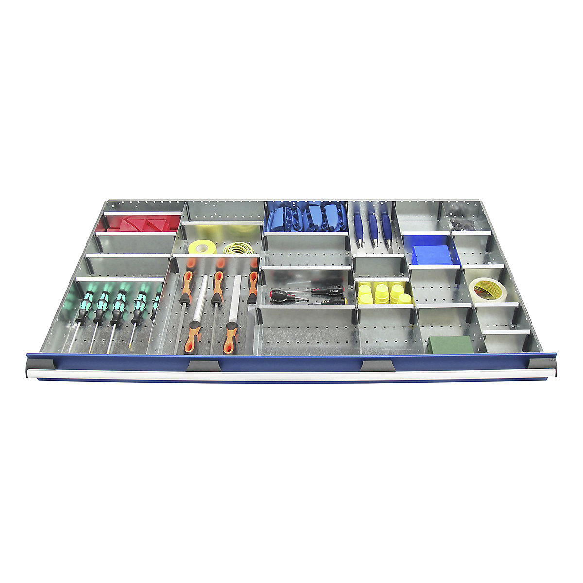 Bott Cubio Metal Drawer Dividers, Bott Cubio Metal Drawer Dividers, Bott Cubio Drawer Metal Dividers | 100-125h x 1300w x 750d mm | Set C-0