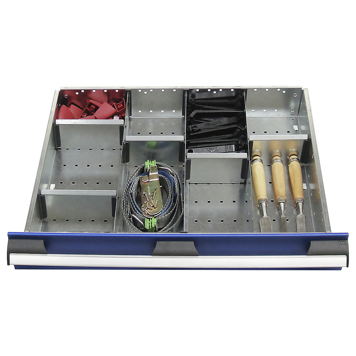 Bott Cubio Metal Drawer Dividers, Bott Cubio Metal Drawer Dividers, Bott Cubio Drawer Metal Dividers | 150h x 650w x 525d mm | Set C-0