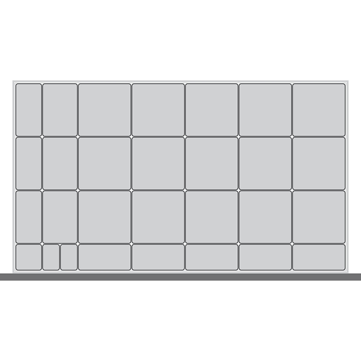 Bott Cubio Plastic Drawer Boxes, Bott Cubio Plastic Drawer Boxes, Bott Cubio Drawer Plastic Boxes | 75h x 1050w x 650d mm | Set B-0