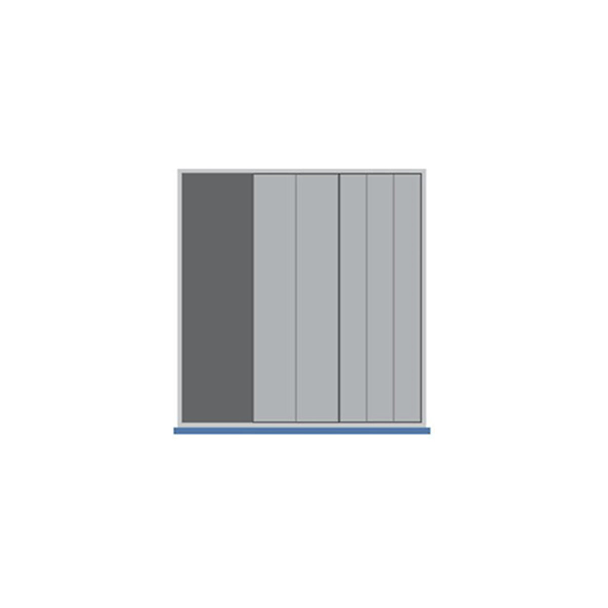 Bott Cubio Plastic Drawer Trays, Bott Cubio Plastic Drawer Trays, Bott Cubio Drawer Plastic Trays | 75h x 525w x 525d mm | Set A-0
