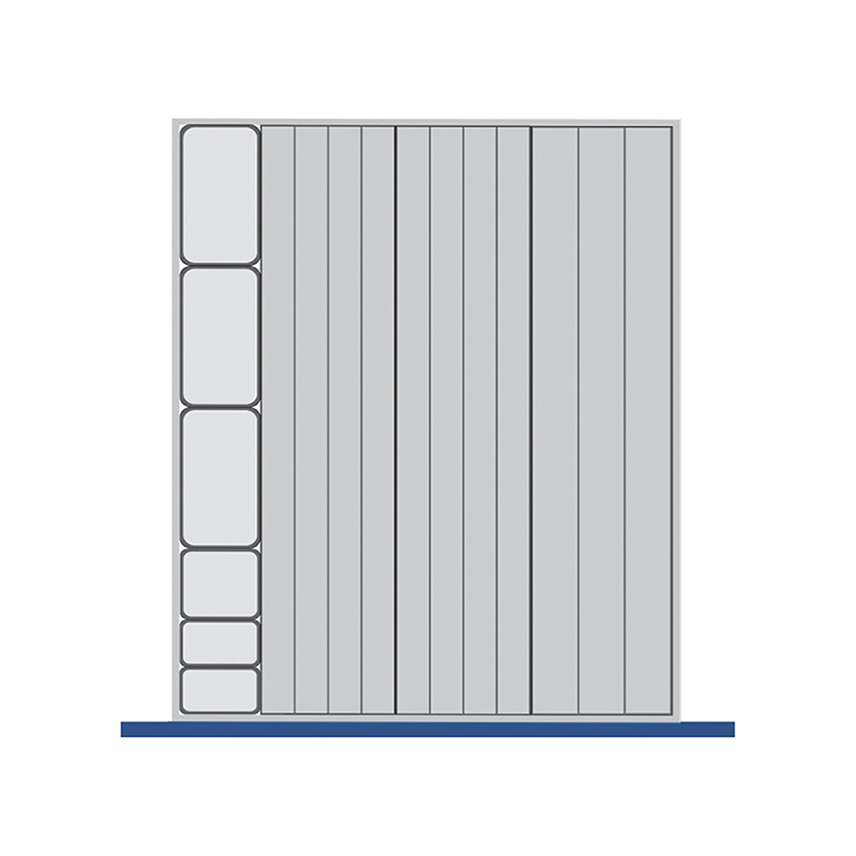 Bott Cubio Plastic Drawer Trays, Bott Cubio Plastic Drawer Trays, Bott Cubio Drawer Plastic Trays | 75h x 650w x 750d mm | Set C-0
