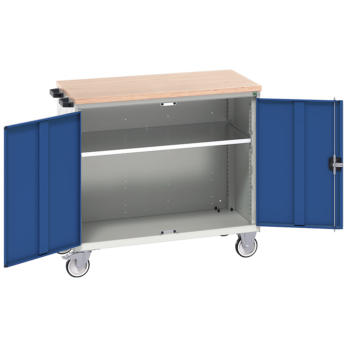 Bott Verso Mobile Cabinets | 1050mm Wide, Bott Verso Mobile Cabinets | 1050mm Wide, Bott Verso Mobile Cabinet | 980h x 1050w x 600d mm | Cupboard | MPX Top | Blue-0