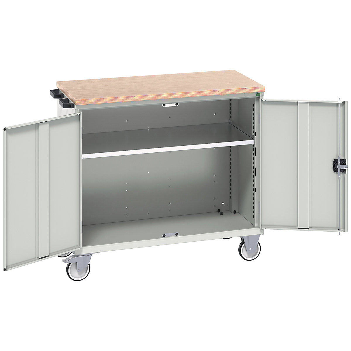 Bott Verso Mobile Cabinets | 1050mm Wide, Bott Verso Mobile Cabinets | 1050mm Wide, Bott Verso Mobile Cabinet | 980h x 1050w x 600d mm | Cupboard | MPX Top | Light Grey-0