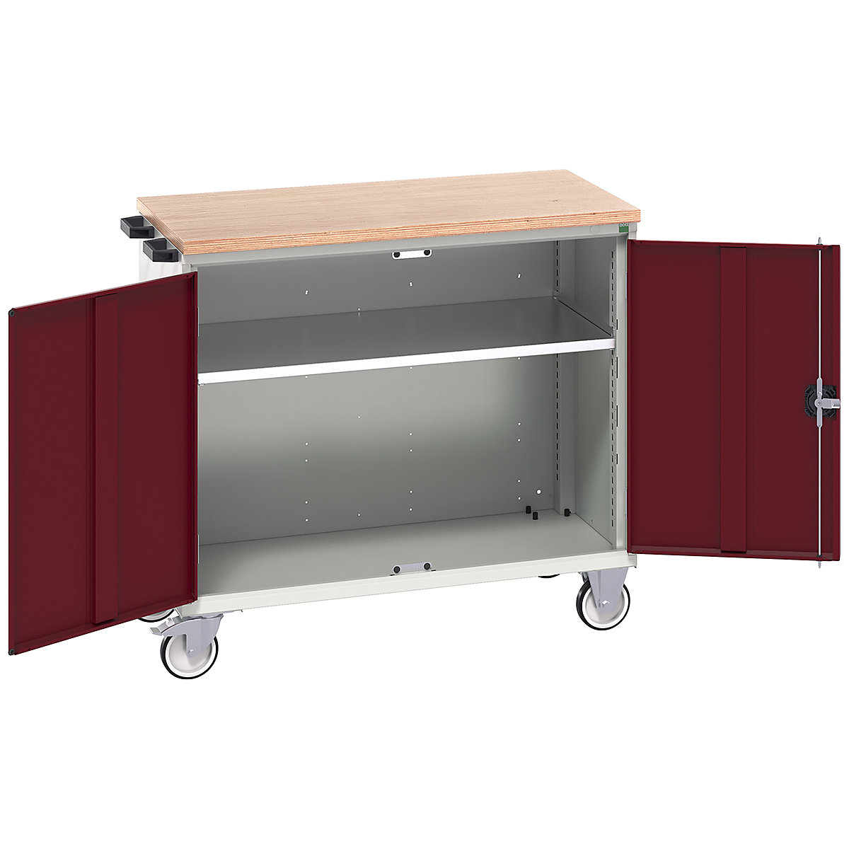 Bott Verso Mobile Cabinets | 1050mm Wide, Bott Verso Mobile Cabinets | 1050mm Wide, Bott Verso Mobile Cabinet | 980h x 1050w x 600d mm | Cupboard | MPX Top | Red-0