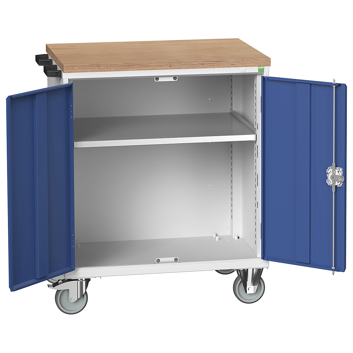 Bott Verso Mobile Cabinets | 800mm Wide, Bott Verso Mobile Cabinets | 800mm Wide, Bott Verso Mobile Cabinet | 980h x 800w x 550d mm | Cupboard | MPX Top | Blue-0