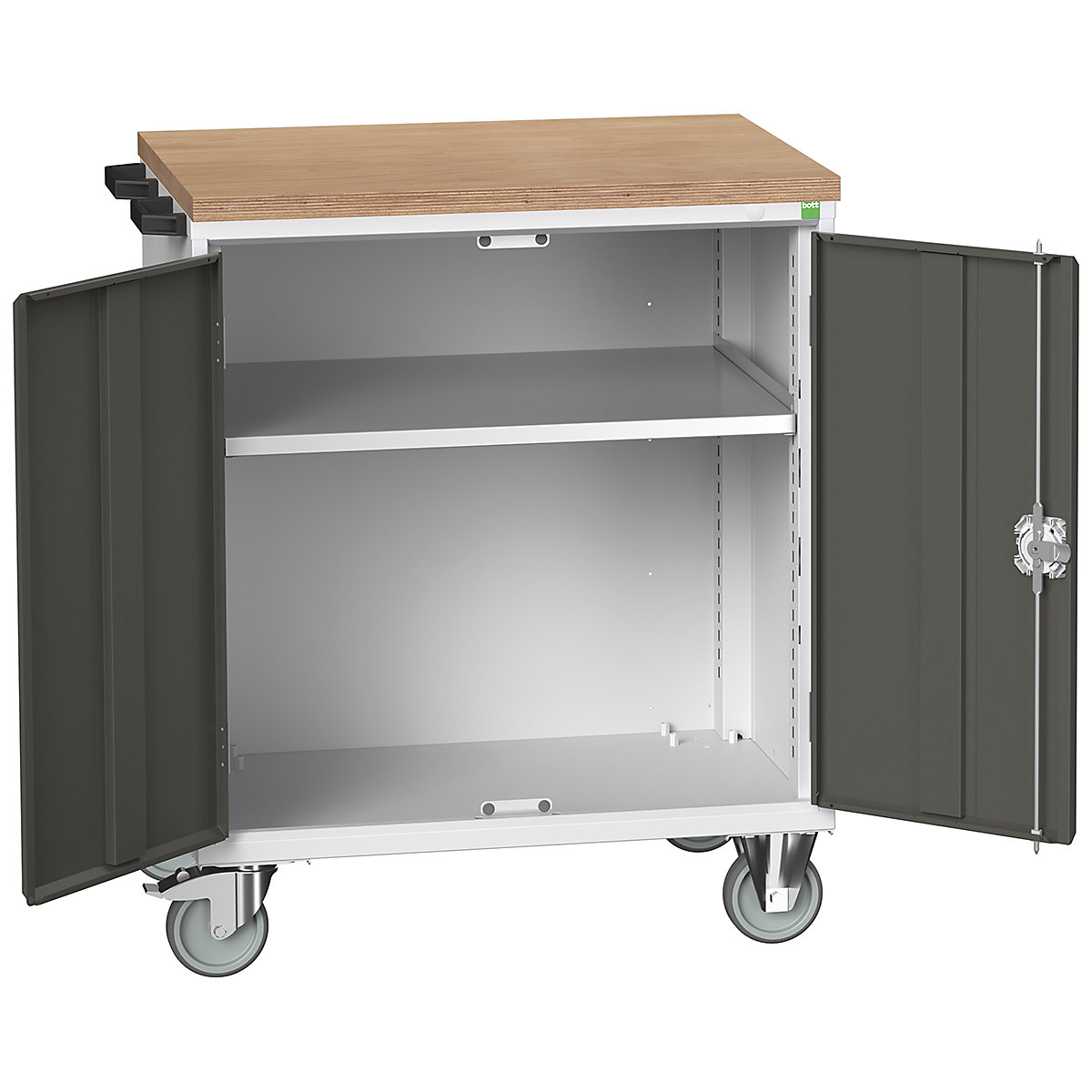 Bott Verso Mobile Cabinets | 800mm Wide, Bott Verso Mobile Cabinets | 800mm Wide, Bott Verso Mobile Cabinet | 980h x 800w x 550d mm | Cupboard | MPX Top | Anthracite Grey-0